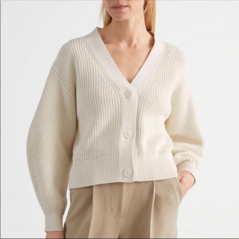 & Other Stories wool blend cardigan XS-S